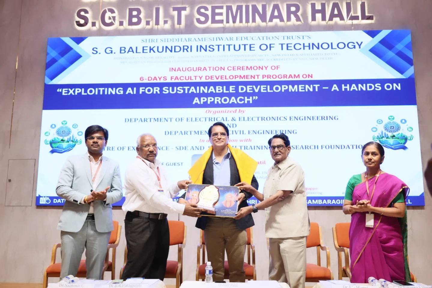 6 day National level FDP on Exploiting AI for sustainable development - A Hands on approach