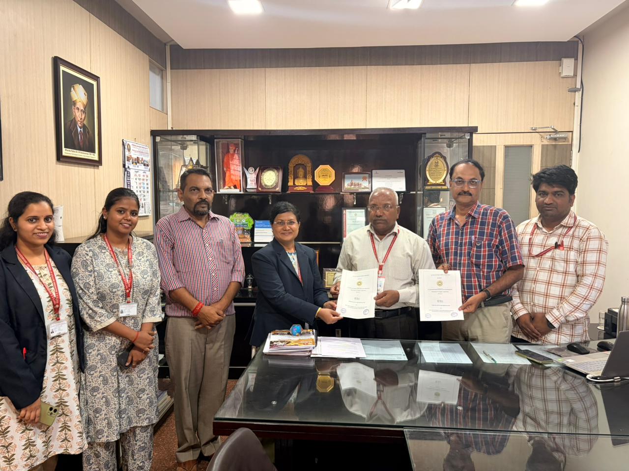 Department of Computer Applications signed MoU with Thriven Softwares, Bangalore