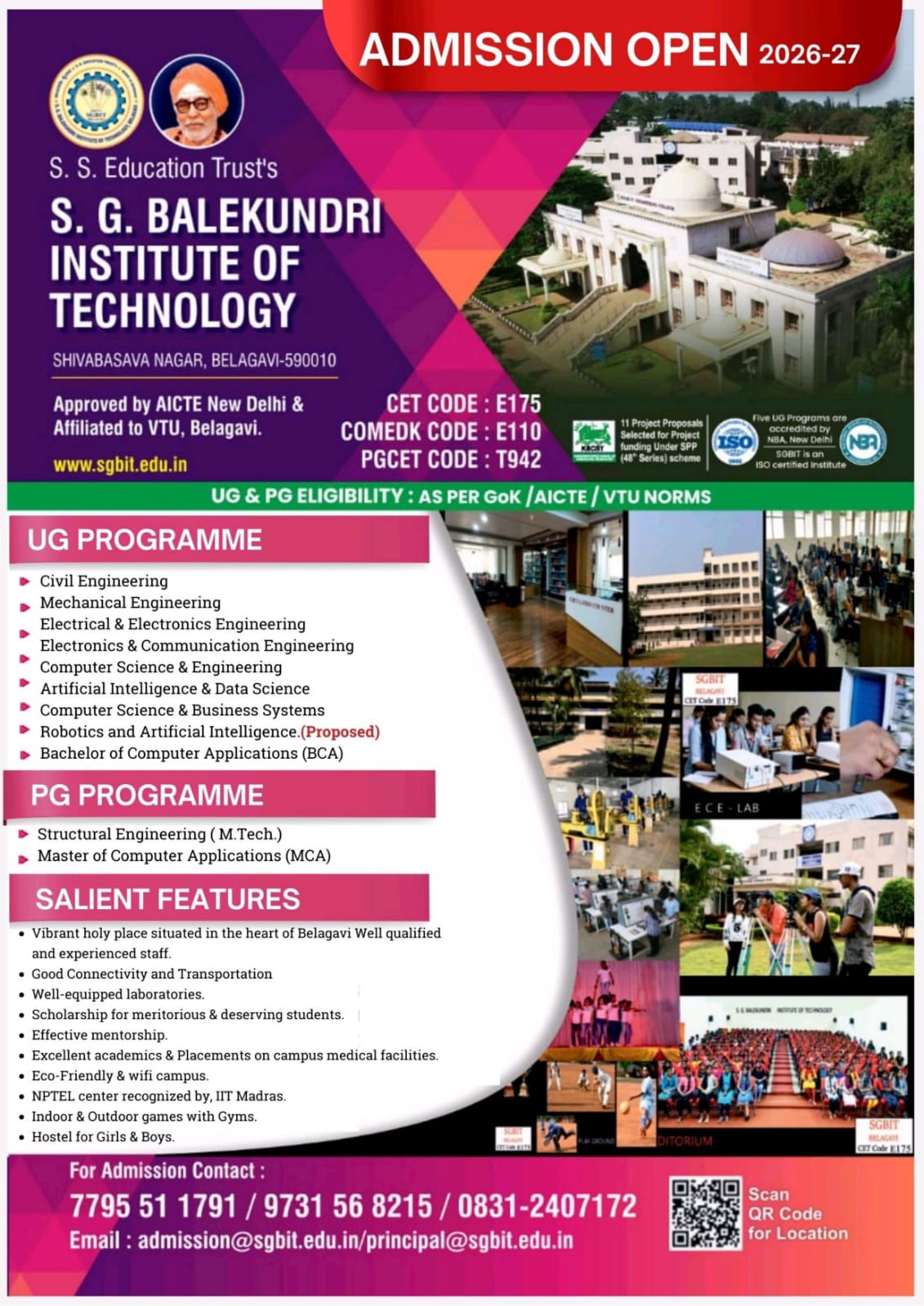 Sgbit Code News & Media – SGBIT Belagavi | S G Balekundri Institute of Technology